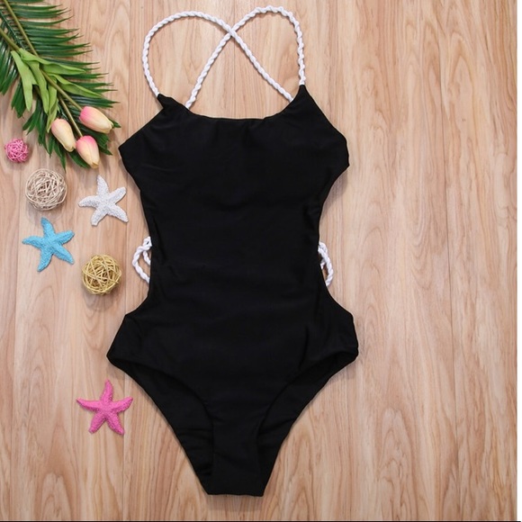 SUMMER BLACK Swimsuit One Piece Swimsuit - Picture 7 of 8